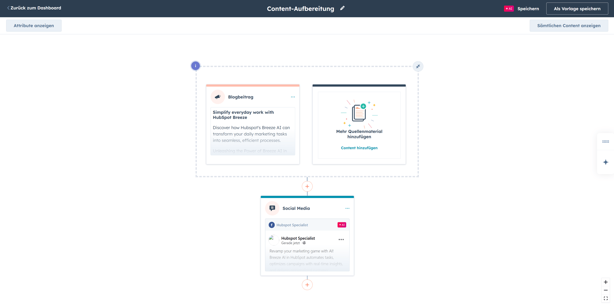 HubSpot Breeze AI Social Media