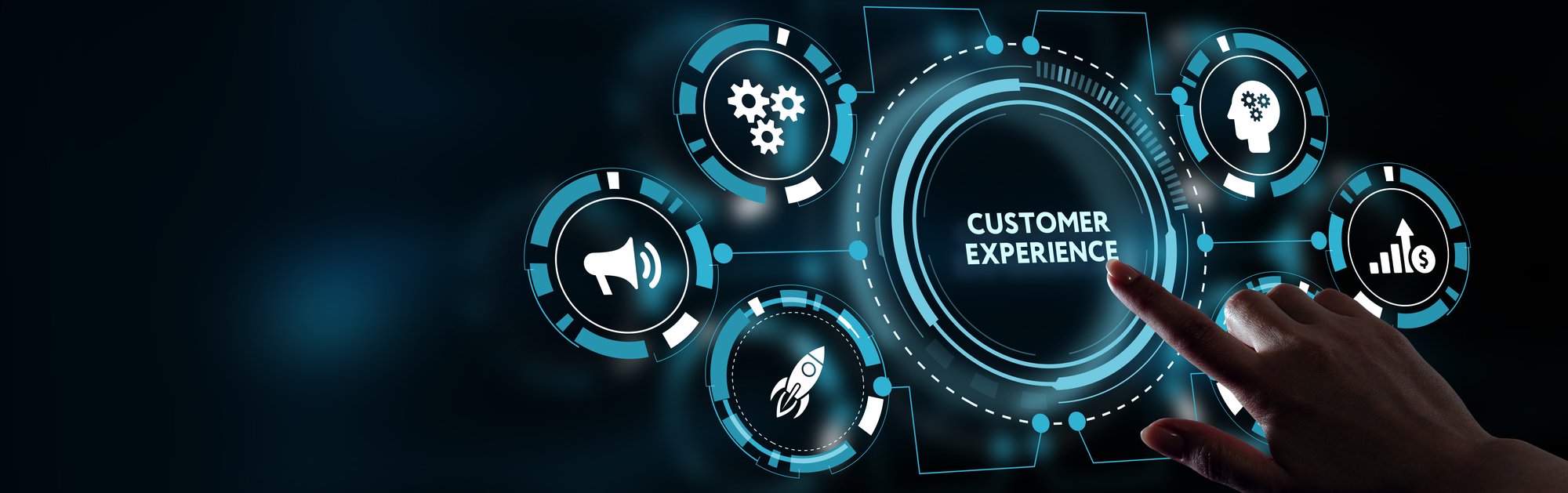 Digitale Darstellung Customer Experience HUD