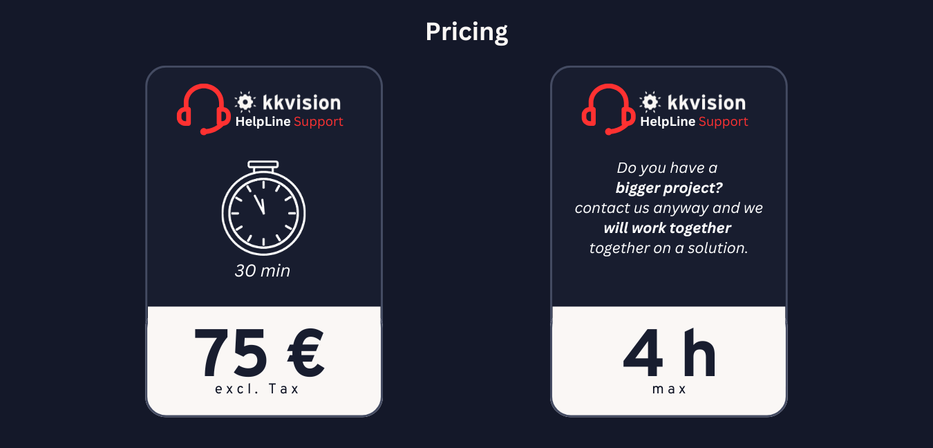 helpline_kkvision_pricing_english